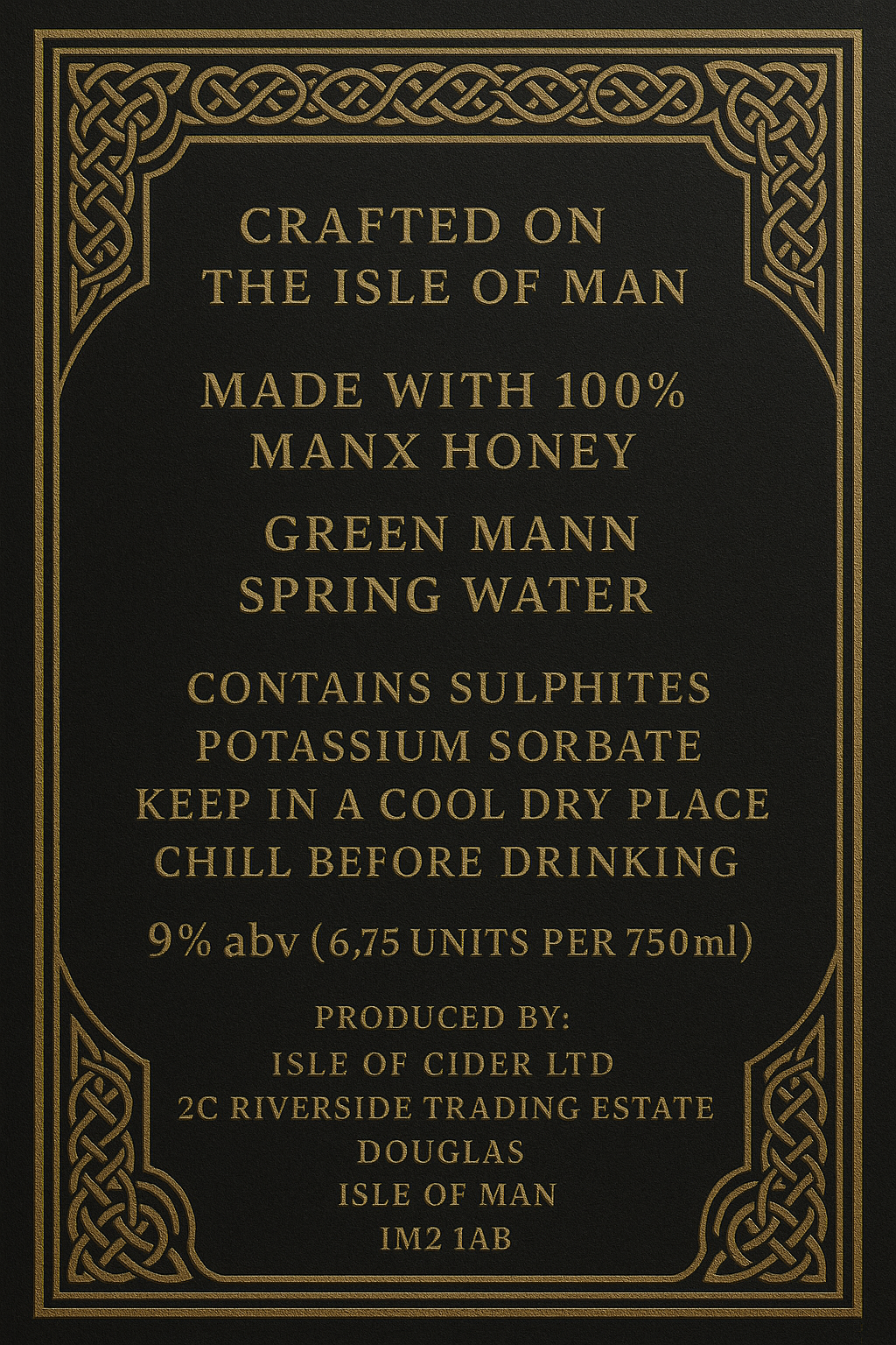 Manx Mead 2025 Autumn edition (buy 1 of only 120 x 750ml bottles available)