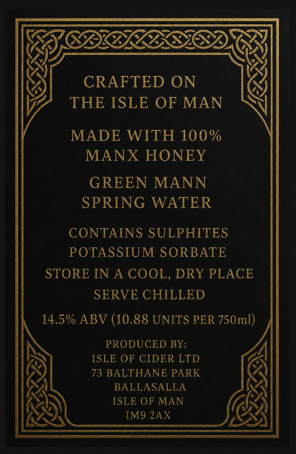 Manx Mead 2026 Summer Edition 14.5% ABV (buy 1 of only 31 x 750ml bottles available)
