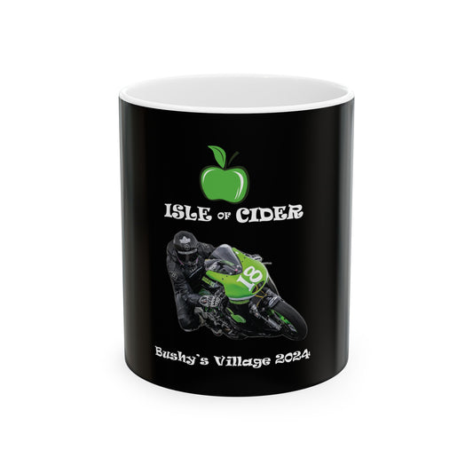Isle of Man Road Races Bushy's Village 2024 Ceramic Mug