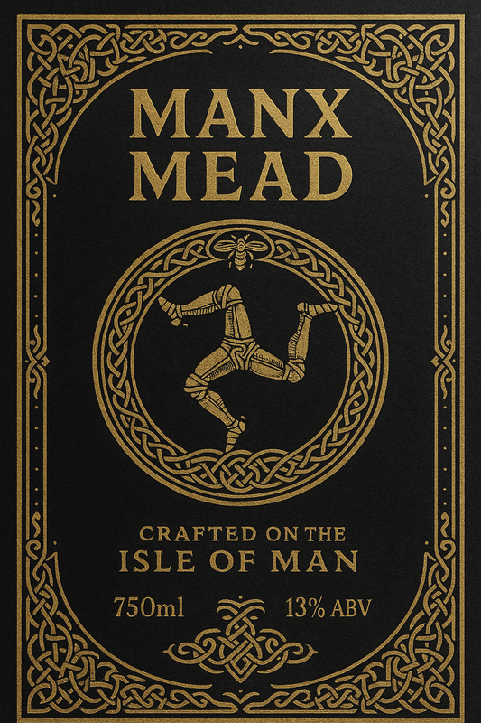Manx Mead Bottle Label