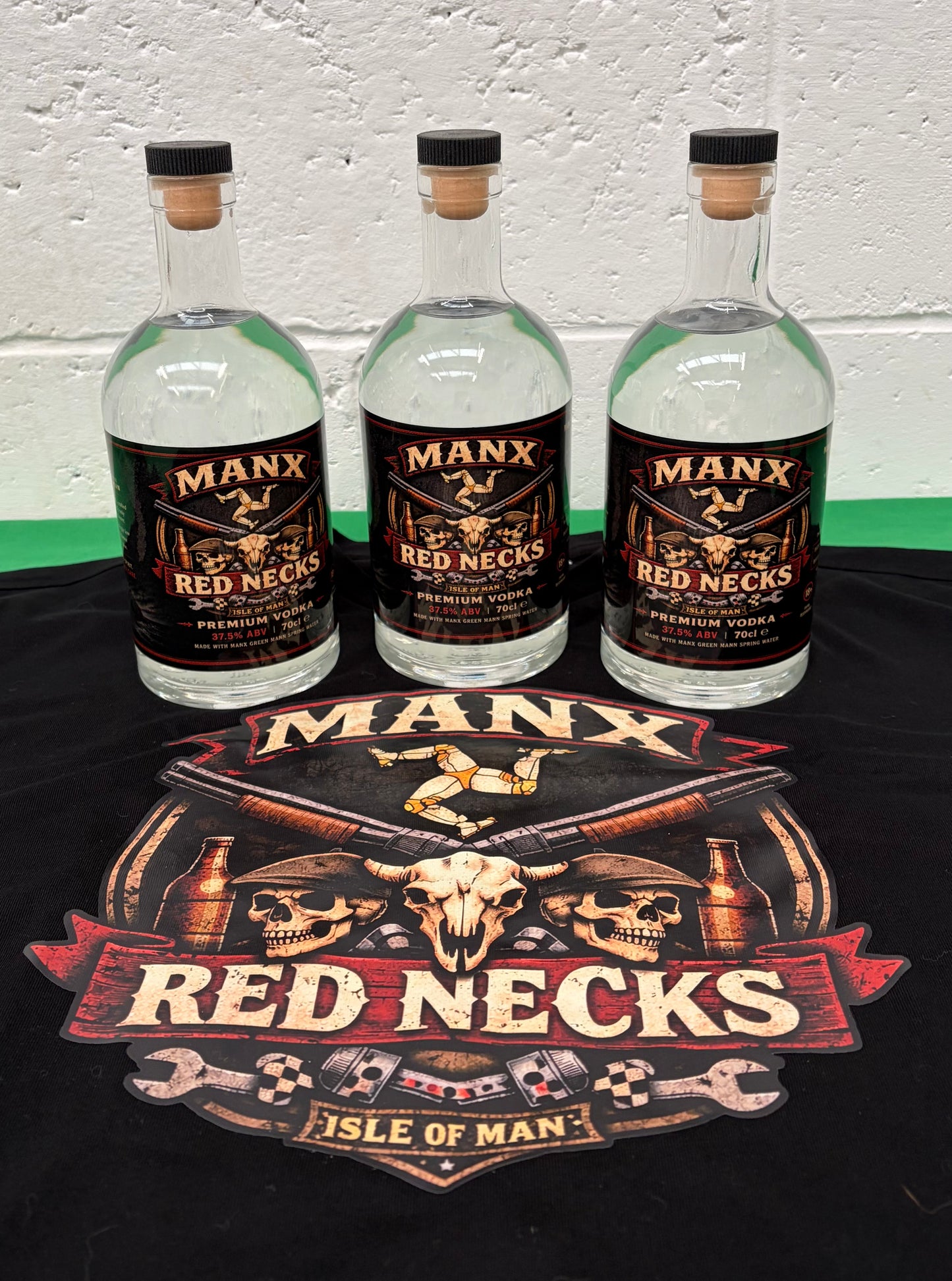 Manx Red Neck Vodka / T-shirt combo