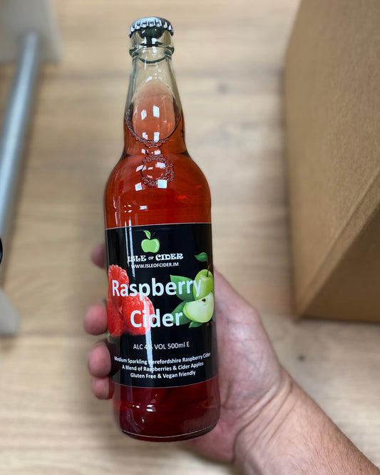 Raspberry Cider by Isle of Cider 12 x 500ml Bottles