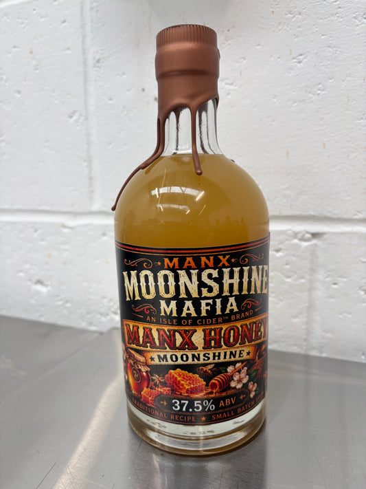 Manx Honey Moonshine 37.5% 700ml bottles