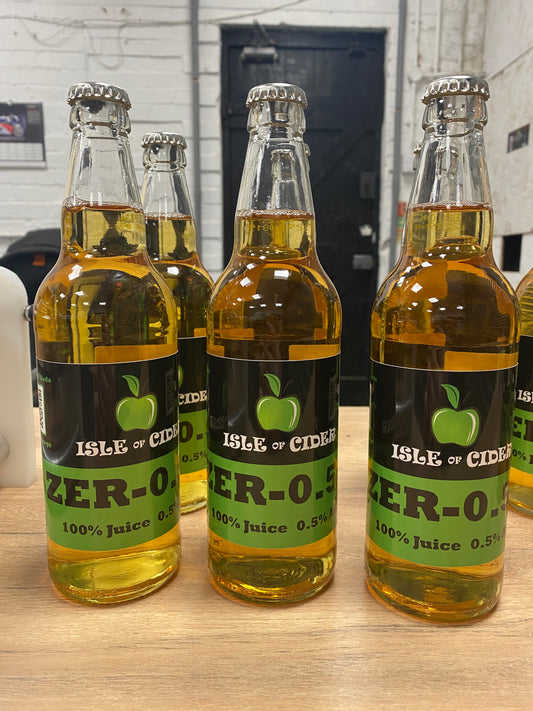 ZER-0.5% by Isle of Cider (Medium Sparkling Cider) single bottle